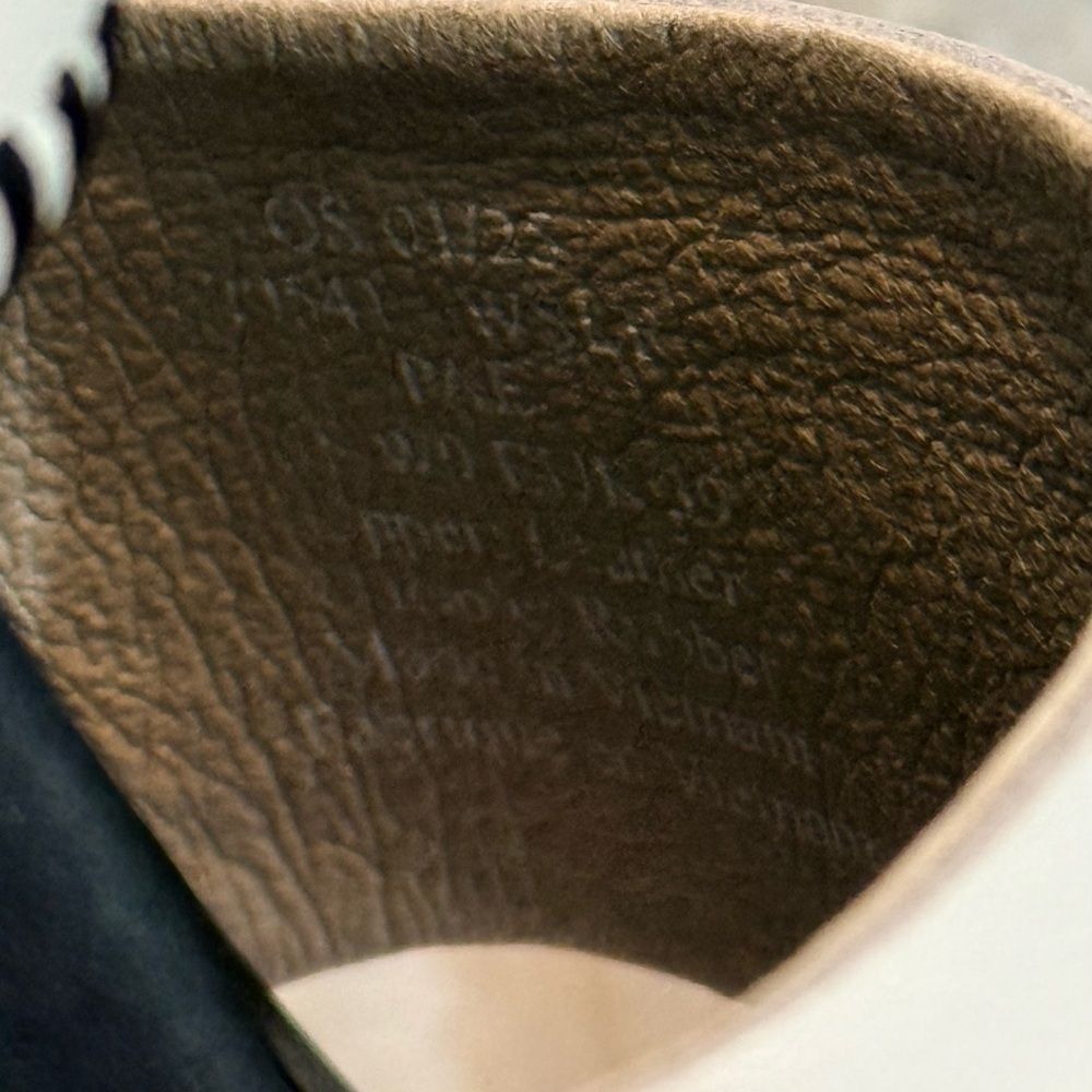 OluKai Ivory and Black Double Strap Slide Sandals - Picture 8 of 8